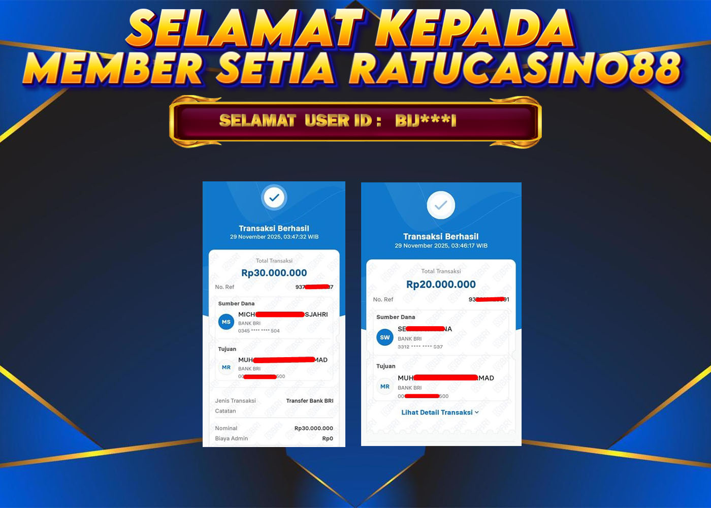 WITHDRAWAL MEMBER 136